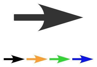 Ok ekseni X vektör simgesi