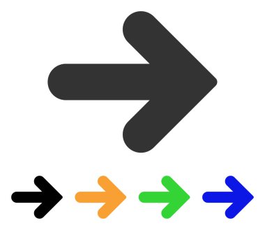 ok sağ vektör simgesi