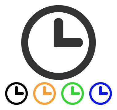 Saat vektör simgesi