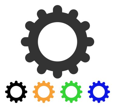 dişli vektör simgesi