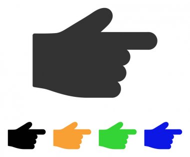 İşaret parmağı vektör simgesi