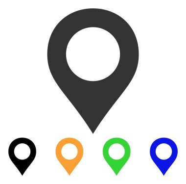 Harita işaretleyici vektör simgesi