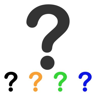 soru vektör simgesi