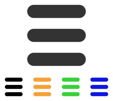 Yığın vektör simgesi