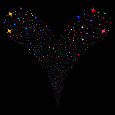 Alan yıldız çeşme akışı