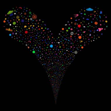 Alan teknoloji sembolleri çeşme akışı