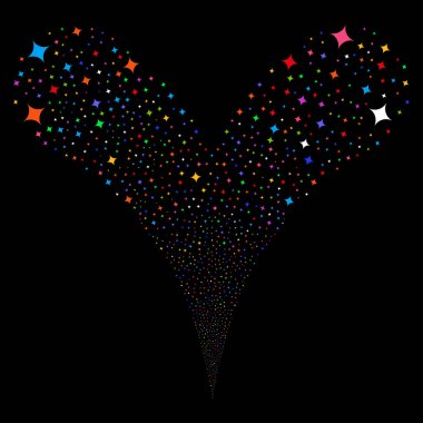 Sparcle yıldızı çeşme dere