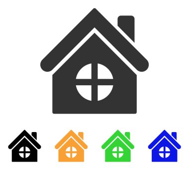 ev inşa vektör simgesi