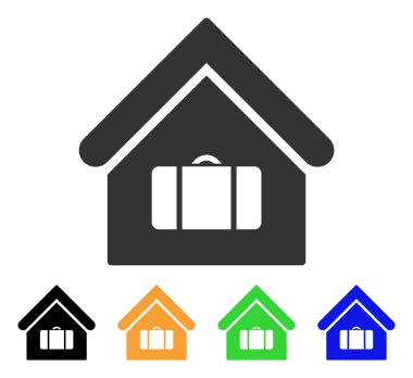 Bagaj Oda vektör simgesi