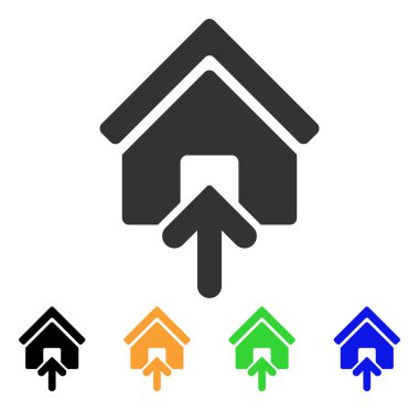 Bina giriş vektör simgesi