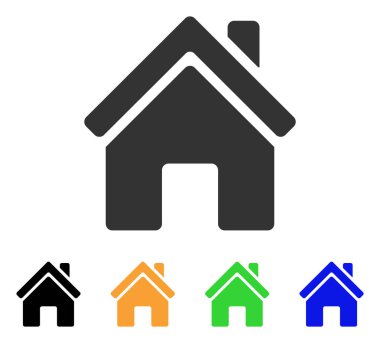 ev inşa vektör simgesi