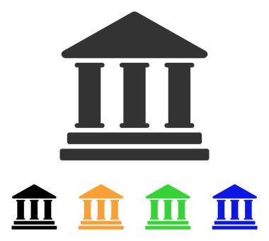 Kütüphane oluşturma vektör simgesi