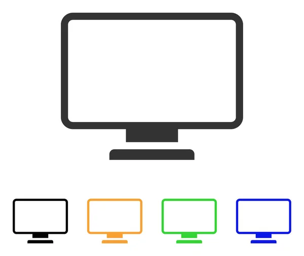 Значок вектора монитора — стоковый вектор