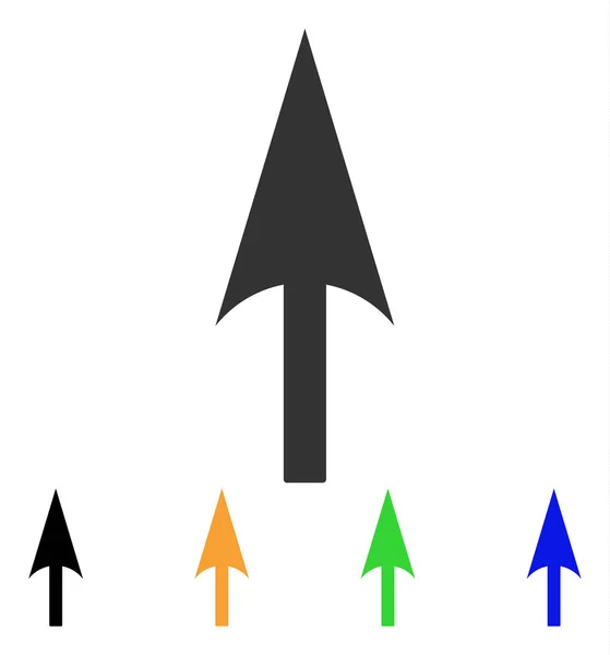 Icono del vector del eje Y de flecha — Archivo Imágenes Vectoriales