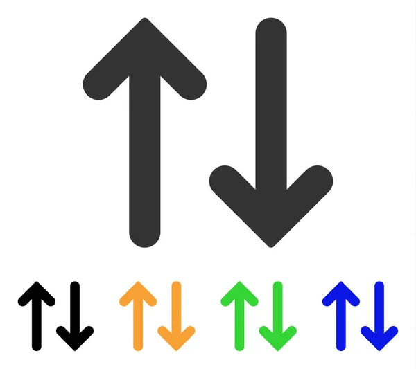 Vertikales Vektorsymbol umdrehen — Stockvektor