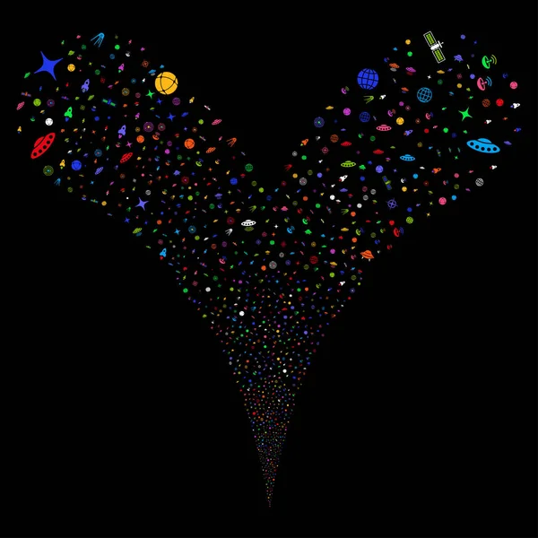 Alan teknoloji sembolleri çeşme akışı