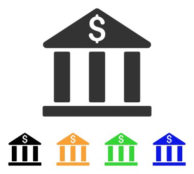 Banka oluşturma vektör simgesi