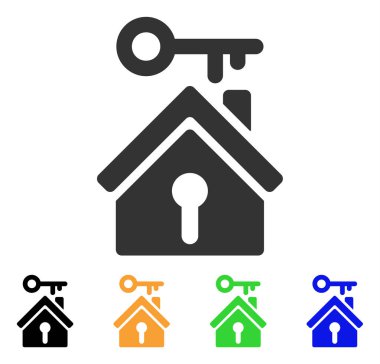ev anahtarı vektör simgesi
