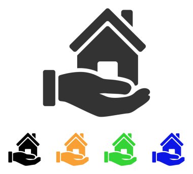 Ev teklif etmek vektör simgesi