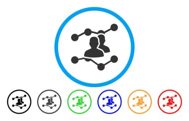 Seyirci eğilimleri yuvarlak simge