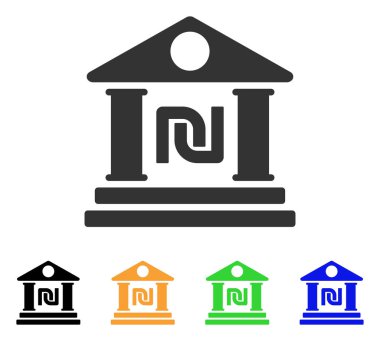 Şekel Banka Binası vektör simgesi