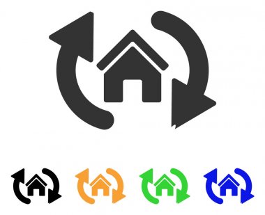 Update House vektör simgesi