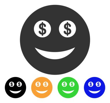 İş Smiley vektör simgesi