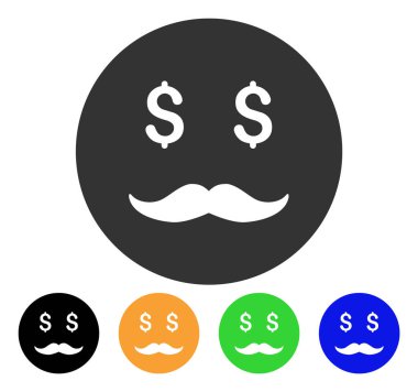 Sermaye Smiley vektör simgesi