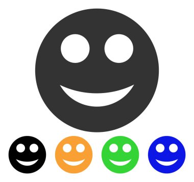 Smile Smiley vektör simgesi