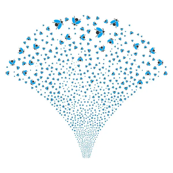 Kaynak sinek böcek akışı simgeleri