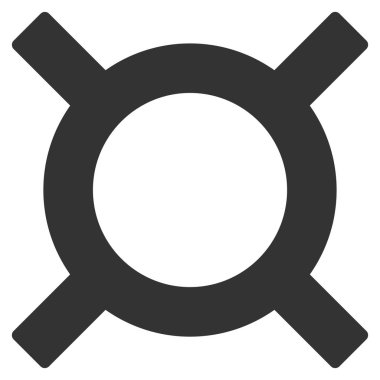 Para birimi sembolü düz simgesi