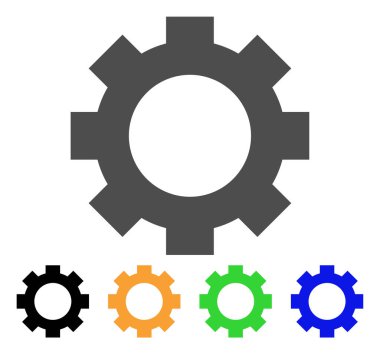 dişli vektör simgesi