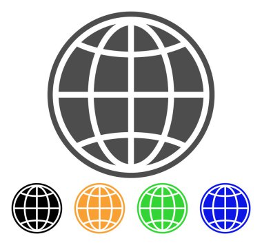 Internet vektör simge