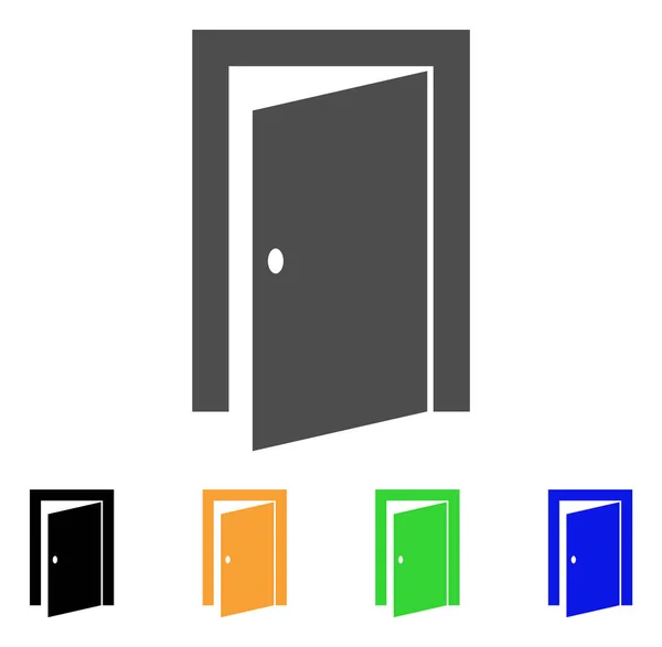 Dveře vektorové ikony — Stockový vektor