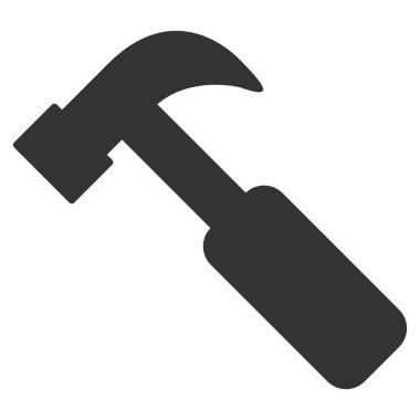 Çekiç düz simgesi