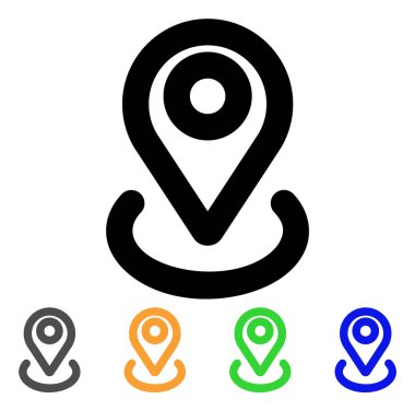 Konumu kontur simgesini