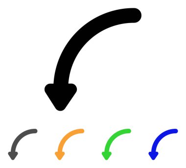 Sol kontur simgesini Döndür