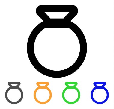 Çuval kontur simgesini