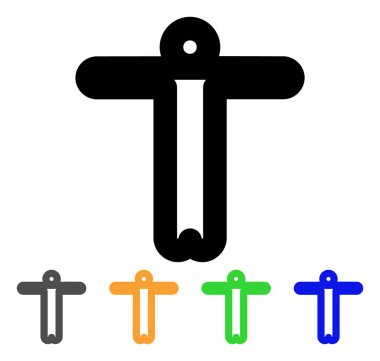 Hoş geldiniz kişi kontur simgesini