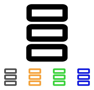 Veritabanı kontur simgesini