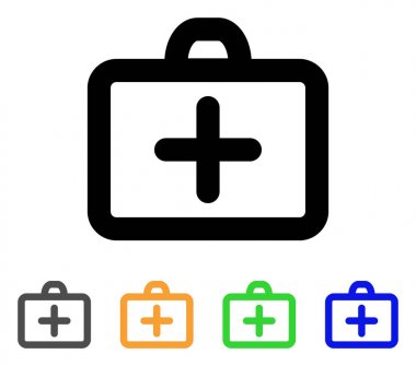 İlk yardım kontur simgesini