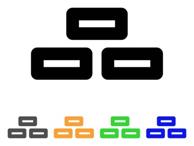 Tuğla kontur simgesini