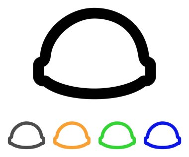 Kask kontur simgesini Oluşturucu