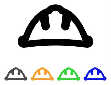 Kask kontur simgesini