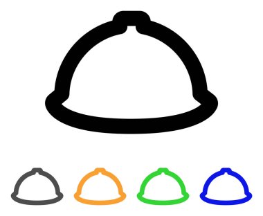 Kask kontur simgesini