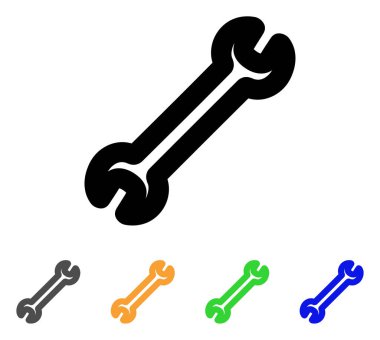 İngiliz anahtarı kontur simgesini