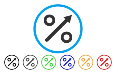 Yüzde büyüyen yuvarlak simge