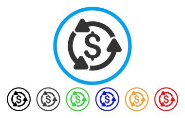 Para ciro yuvarlak simge