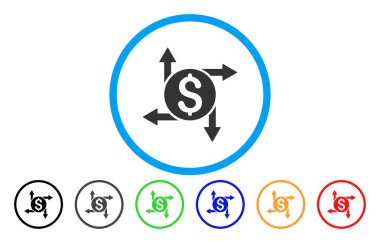 Para yuvarlak simge harcamak