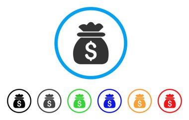 Para çantası yuvarlak simge